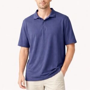 Peter Millar Collection Mens Polo Shirt XXL Blue Pima Cotton Classic Fit Golf